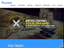 Tablet Screenshot of focusteck.com